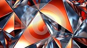 abstract background with triangles, polygon, AI generated