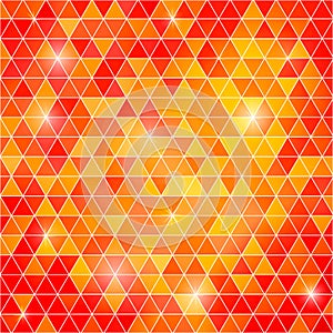 Abstract background of triangular polygons