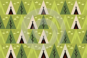 Abstract background trianle pattern design illustration