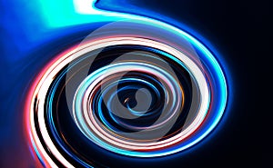 Abstract background twirl light blue motion blur