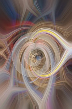 Abstract background twirl in multicolor