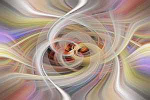 Abstract background twirl in multicolor