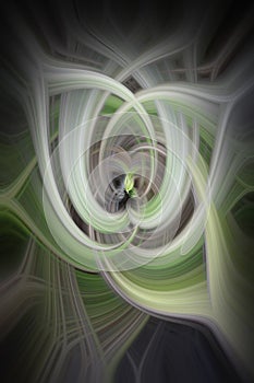 Abstract background twirl in multicolor