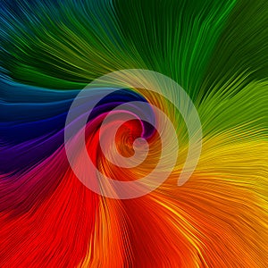 Abstract background of twirl vibrant colors photo