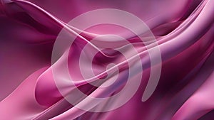 Abstract background of smooth flowing silk with soft wave of pink and black colors