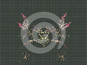 Abstract background. Vector clip art.