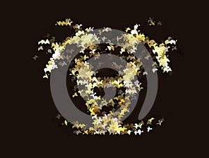 Abstract background . Vector clip art.