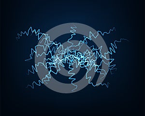 Abstract background vector electric light.