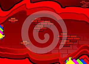 Abstract background vector illustration wall image designs 3d illustration