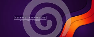 Abstract background vector with layer shape wave ornament concept