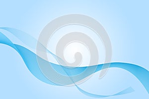 Abstract background of Vector wave lines flowing dynamic colorful isolated on white background for concept of banner, poster,