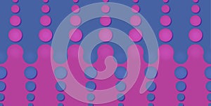 abstract background wallpaper pattern of circles in fusion style with contrasting colors photo