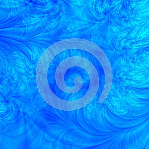 Abstract Background or Wallpaper in swirls of blue