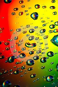 Abstract background of water drops