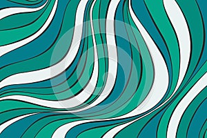 Abstract background with waves. The background of lines in the form of waves with different shades of color