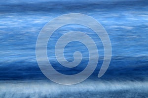 Abstract background of waves on beach in cool color scheme