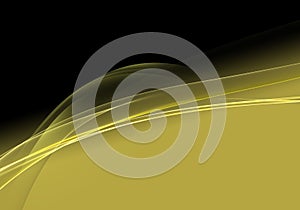 Abstract background waves. Black and citroen yellow abstract background for business card or wallpaper