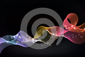 Abstract background black