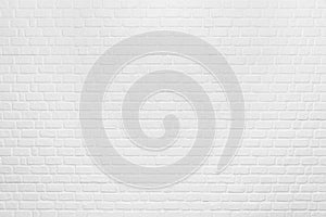 Abstract background from white clean brick pattern on wall. Vintage and retro backdrop. Picture for add text message. Backdrop