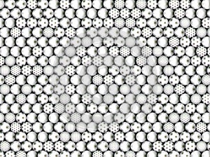 Abstract background, white gray gradient balls, shadow creative structure pattern