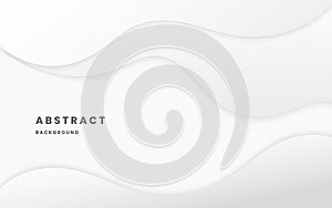 Abstract background white and light gray wave modern soft luxury texture with clean vector subtle background.