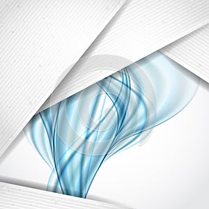 Abstract Background With White Paper Layers.