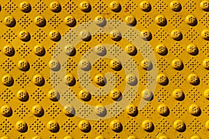 Abstract background yellow and with dots of a train platform in Philadelphia, Pa. USA