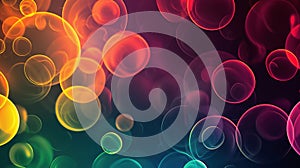 Abstract Backgrounds Geometric design linear bubbles