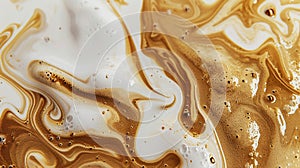 Abstract Backgrounds Organic shapes milk & coffee swirls