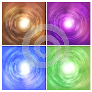 Abstract backgrounds of rotation