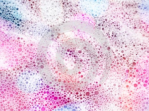 Abstract backgrounds of soap foam or wash powder bubbles