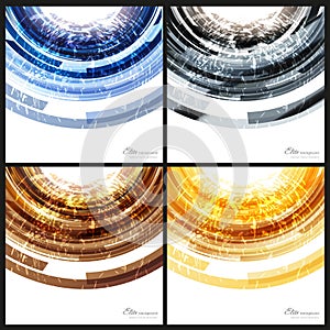 Abstract backgrounds templates