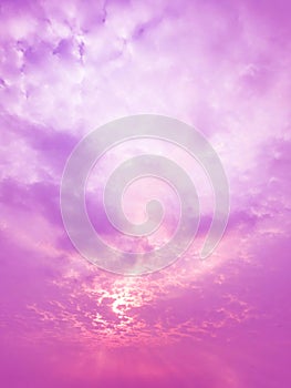 Abstract backgroundâ€‹ texturesâ€‹ of pink sky on sunset. It's amazing to colorful nature