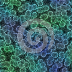 Abstract bacteria cells seamless texture or background