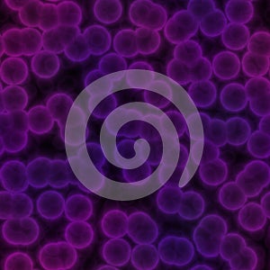 Abstract bacteria cells seamless texture or background