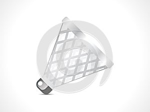 Abstract badminton icon