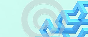 Abstract banner background blue Creative idea Technology geometry Line concept style and Success and illusions