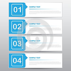 Abstract Banner for Design and Creative Work, Vector Illustration