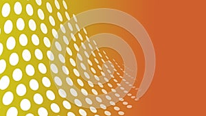 abstract banner pattern background of yellow and orange circles banner distortion effect effect with gradient and fade