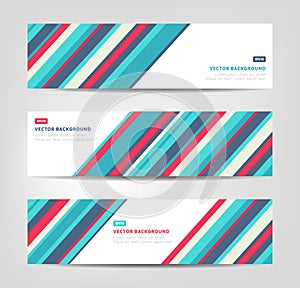 Abstract Banners - Stripes