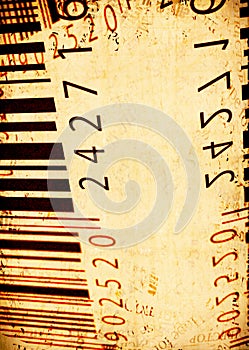 Abstract Bar code labels