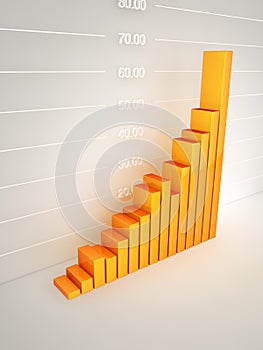 Abstract bar graph