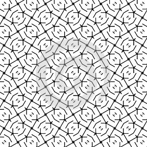 Abstract Barb Wire Grid Lines Pattern Background Vector Illustration