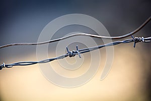 Abstract barbed wire