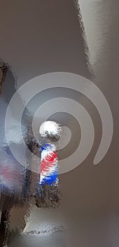 Abstract barbers pole textured background