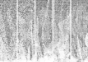 Abstract bars with small black squares, technological background
