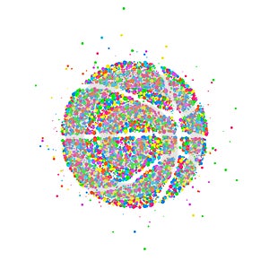 Abstract basketball Icon
