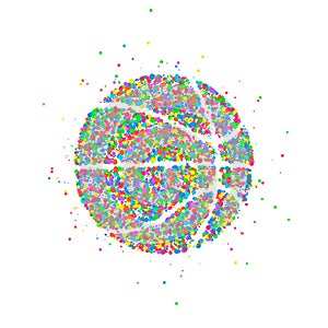 Abstract basketball Icon