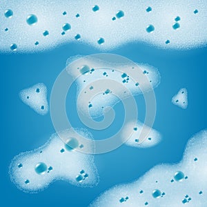 Abstract Bathing Blue Background