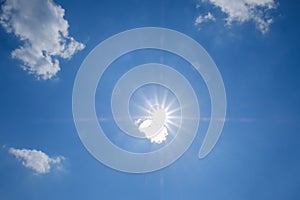 Abstract beams. Fine microtexture. Sun beam